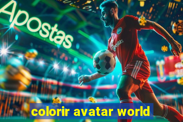 colorir avatar world